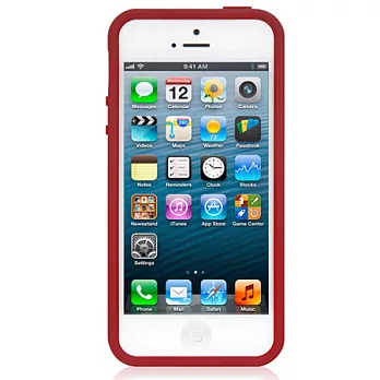 ACE 彩色 iPhone5保護框(紅)