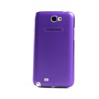 Timer Samsung Galaxy NoteII 專用 0.4 mm 超薄磨砂透殼透紫