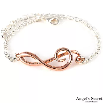 【Angel’s Secret】交響情人夢˙音符手鍊-玫瑰金系