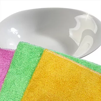 【Holism】純竹纖維洗碗布3入組