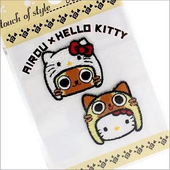 SANRIO AIROU*HELLO KITTY刺繡貼布