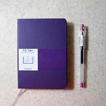 【年度經典 納紋系列】50K 都會時尚橫線筆記紫