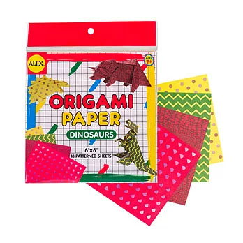 【美國ALEX】摺紙隨身包恐龍