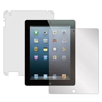 [ZIYA] Apple iPad 4 抗反射(霧面/防指紋)螢幕機身背面保護貼組