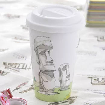 Bella House 我不是紙杯~智利 復活島-莫埃(Moai)巨人石雕群像