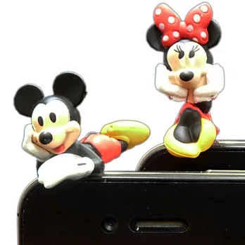 迪士尼 公仔耳機塞 米奇米妮系列-米妮