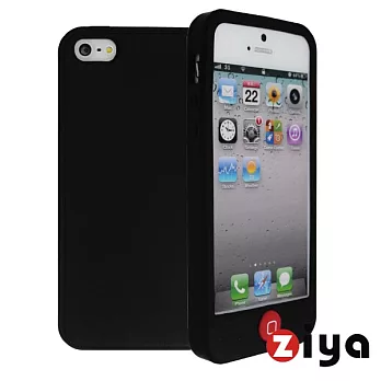 [ZIYA] iPhone 5 矽膠保護套-炫彩按鈕黑色