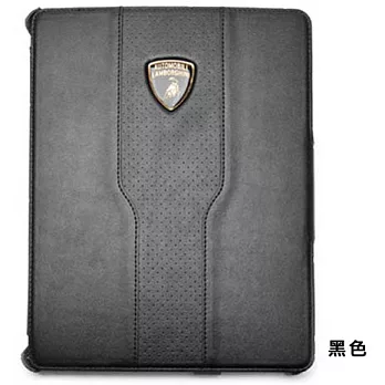 義大利Lamborghini授權iPad 2/New iPad/iPad 4專用 尊爵品味皮套+送iPad2絢保貼全黑