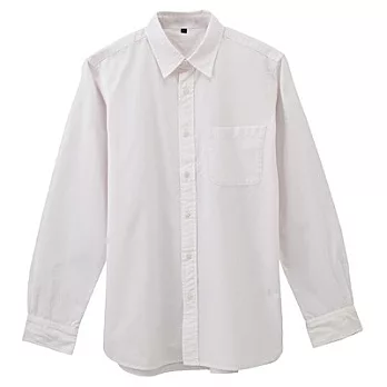[MUJI 無印良品]男有機棉水洗襯衫XL粉紅