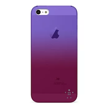 Belkin iPhone 5 漸層 半透明 保護殼紫/紅