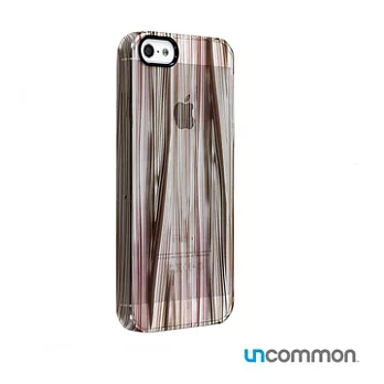 Uncommon iPhone5 透明背蓋系列- Woodgrain Dark木紋 Woodgrain Dark(適用於iPhone5S)