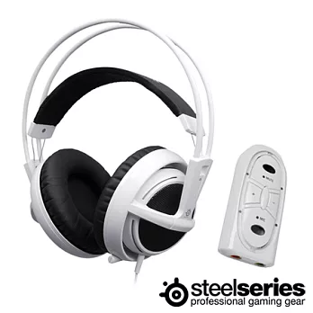 SteelSeries Siberia V2 Full-size Headset USB 頭戴式耳麥(白)