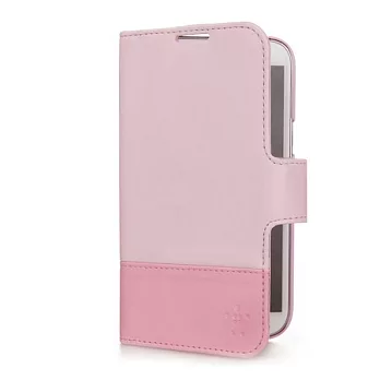 Belkin 皮夾式 保護套Galaxy Note II 專用 Samsung 粉紅