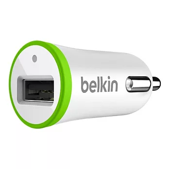 Belkin 汽車迷你充電器 for iPhone iPad iPod白色