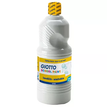【義大利 GIOTTO】可洗式兒童顏料1000ml(單罐)白