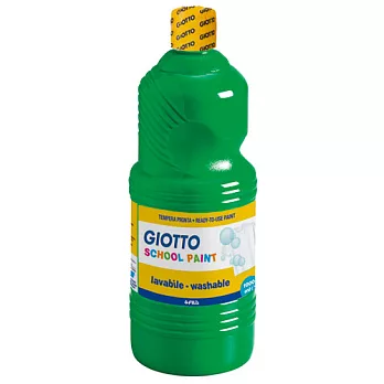 【義大利 GIOTTO】可洗式兒童顏料1000ml(單罐)綠