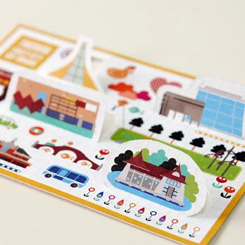 MILU DESIGN 甜蜜城市明信片-都會臺中