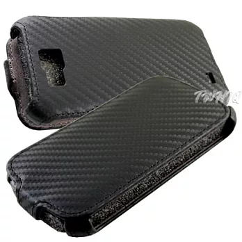 Samsung i9260 Galaxy Premier 動感卡夢紋 下掀式/翻蓋式 手機皮套卡夢黑