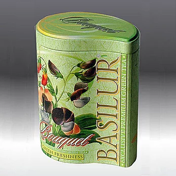 《Basilur》花系列錫蘭茶罐(清新綠茶)100g