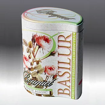 《Basilur》花系列錫蘭茶罐(白色魔幻)100g