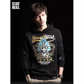 STAYREAL Pharaoh Mousy Hoodie 法老小鼠帽T - 黑標潮流版M黑色