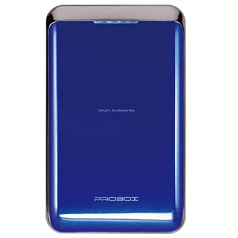 PROBOX 三洋電芯 雙USB輸出鋼琴鏡面7800mAh行動電源寶石藍