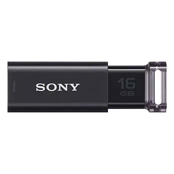 SONY USB3.0 炫彩繽紛 Click 隨身碟 16GB黑