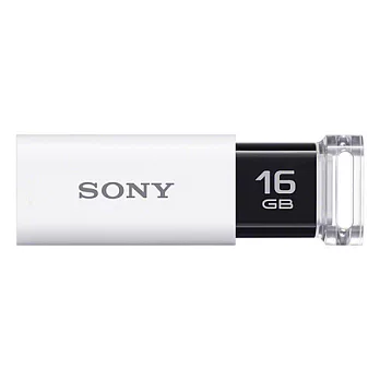SONY USB3.0 炫彩繽紛 Click 隨身碟 16GB白