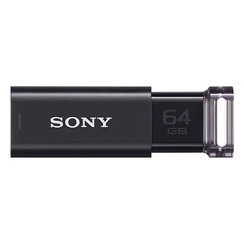 SONY USB3.1 炫彩繽紛 Click 隨身碟 64GB黑