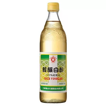 【工研合將】100%純釀造白醋(600ml/瓶)