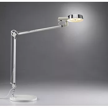 (福利品出清)GooSum 極簡 雙燈臂LED檯燈白色