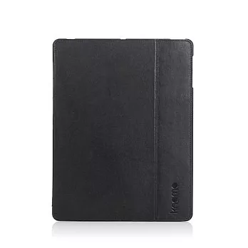 英國 Knomo 頂級 真皮 保護套 for iPad 4 / new iPad / iPad 2黑色