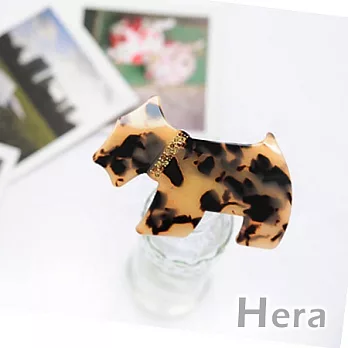 【Hera】犬犬物語 豹紋超萌狗狗造型髮夾(咖啡色)