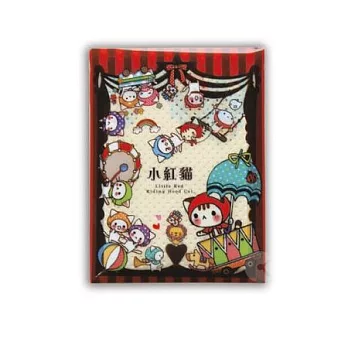 小紅貓PP袋72張小信紙 遊樂園