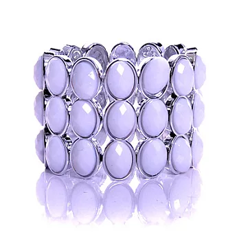 [Bling Q]白淨鏡亮潤澤氣質造型手環