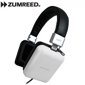 日本超人氣品牌 ZUMREED 高音質方型耳罩式耳機極光白