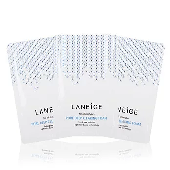 LANEIGE 蘭芝 毛孔深層潔面乳(4ml)x3