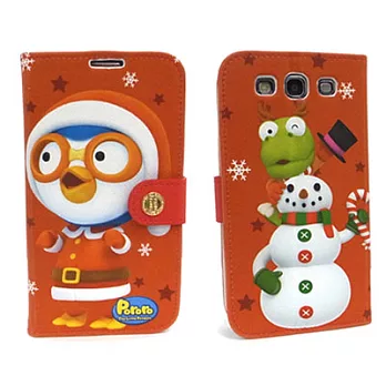 FABULOUS SAMSUNG GALAXY S3 Pororo聖誕老人 書本式皮套單色