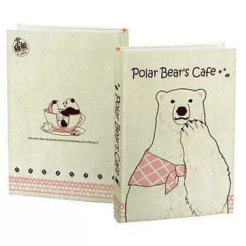 北極熊cafe-手札(麻布)A款(北極熊)