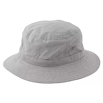 [MUJI 無印良品]棉質尺寸可調有簷帽灰色