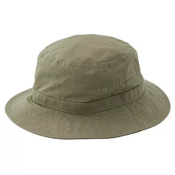 [MUJI 無印良品]棉質尺寸可調有簷帽卡其