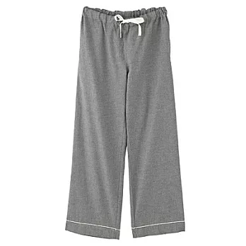 [MUJI 無印良品]女有機棉微起毛長褲L灰色