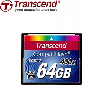 創見 Transcend 進階主流款 400倍速 CF 記憶卡 【64G】