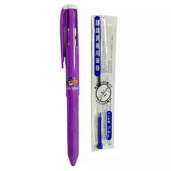 百樂PILOT 憤怒鳥限量四色變芯筆管送替芯 藍莓