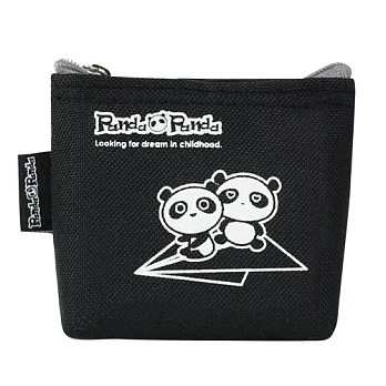 【Panda Panda】熊貓樂園可愛零錢包-紙飛機