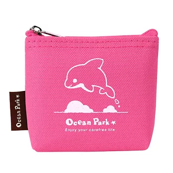 【Ocean Park】海洋公園可愛零錢包-紅
