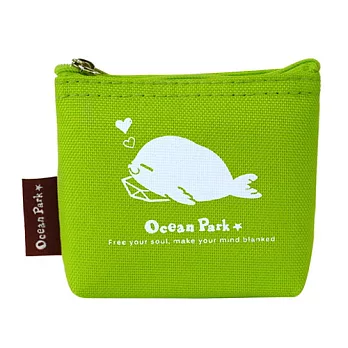 【Ocean Park】海洋公園可愛零錢包-綠