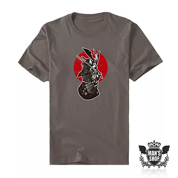 【男人幫】T0854*【復古質感落日弒神短袖T恤】M咖啡