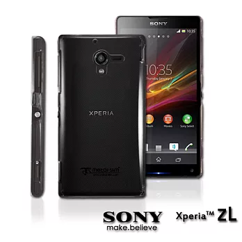Metal-Slim SONY Xperia ZL PC透明系列 新型保護殼透明