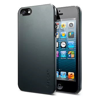 SGP iPhone 5 Ultra Thin Air 極致輕薄保護殼 - 色彩系列 磐石灰磐石灰
